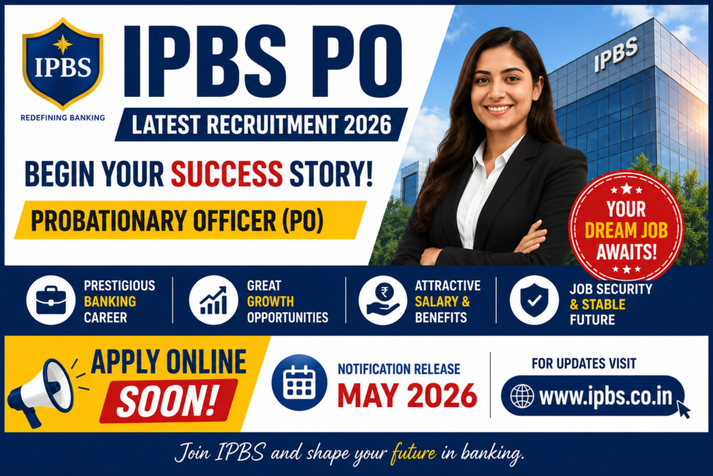 IBPS PO Recruitment 2026 Notification Out – Apply Online for 6,715 Posts
